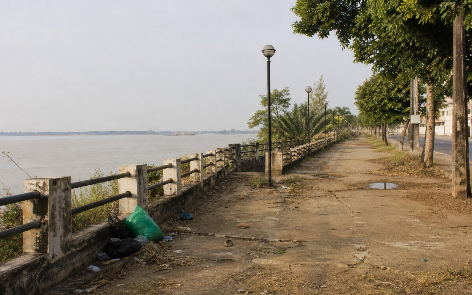 Riverside before improvement